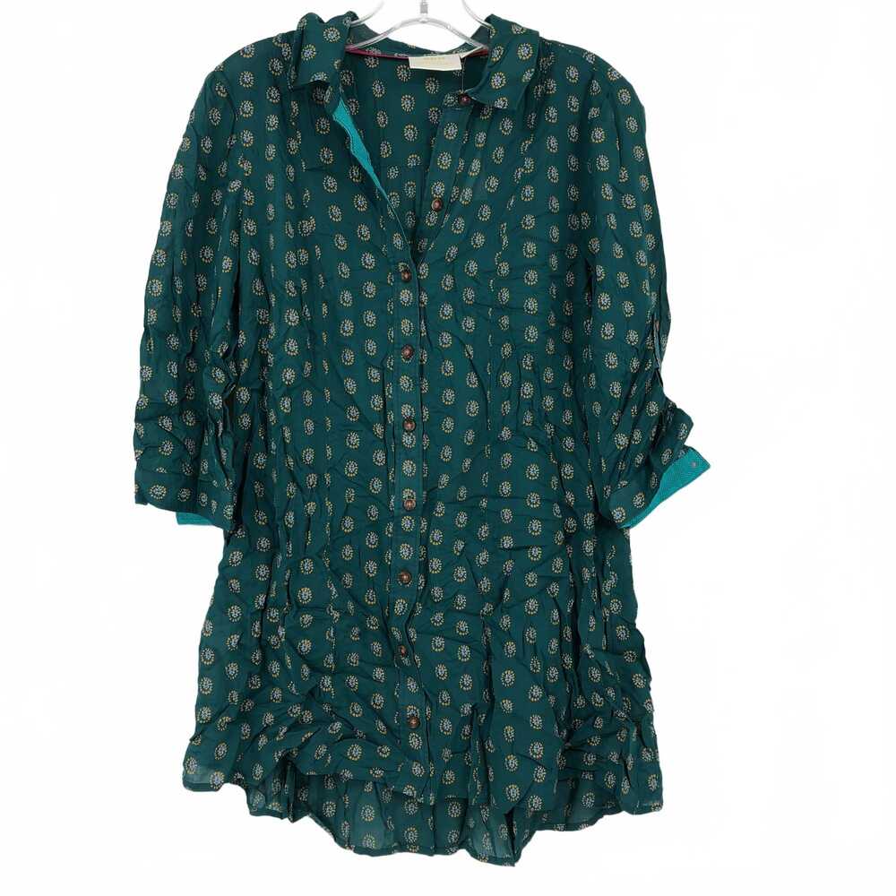 Maeve Green Classic Blouse | Womens S
